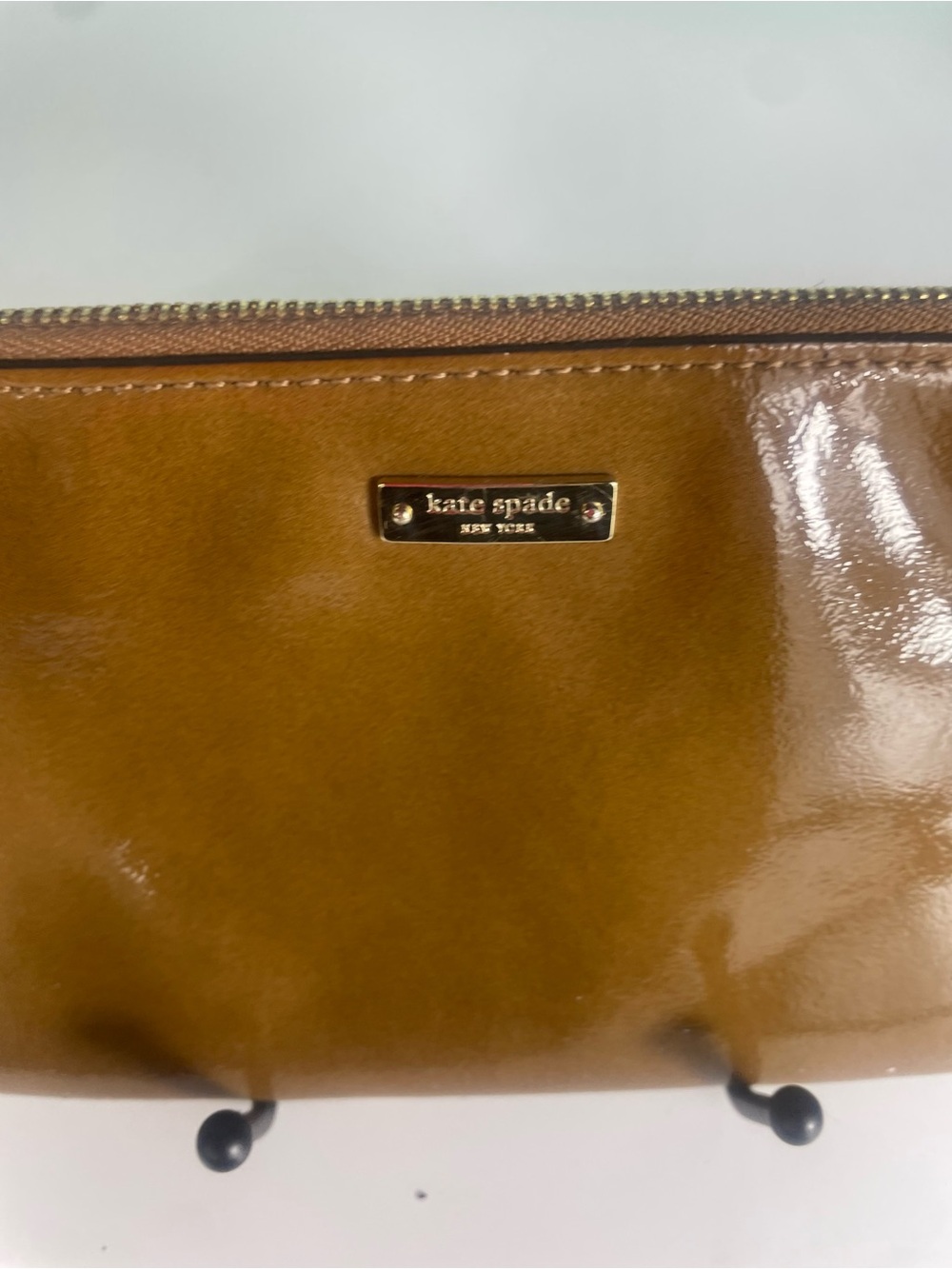 Kate Spade NY Harrison St Jenny Ann Patent Wristlet Y2K - Picture 8 of 11